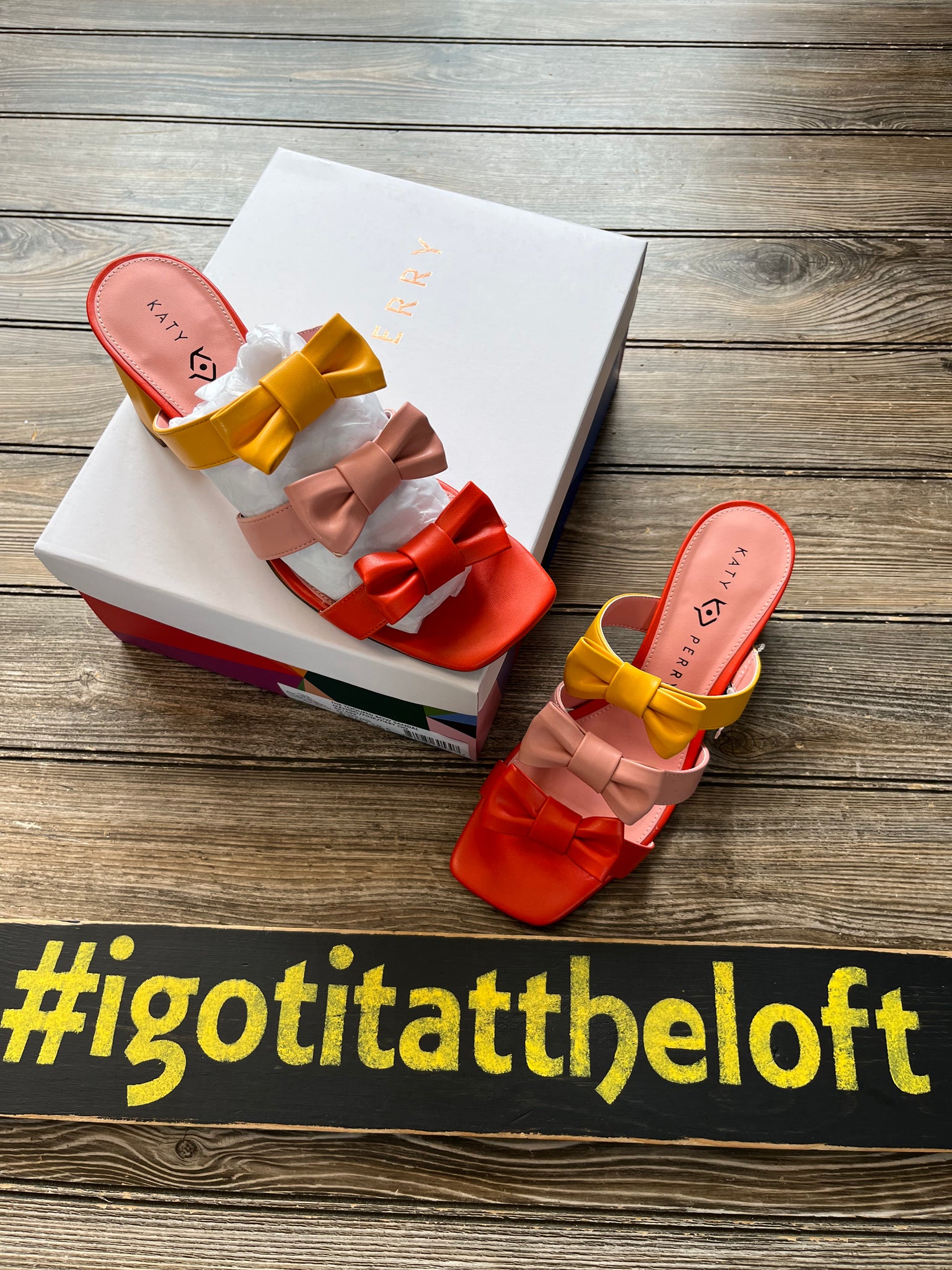 SOLD - Katy Perry New! Sz 8.5 Sandals Chunk Heel
