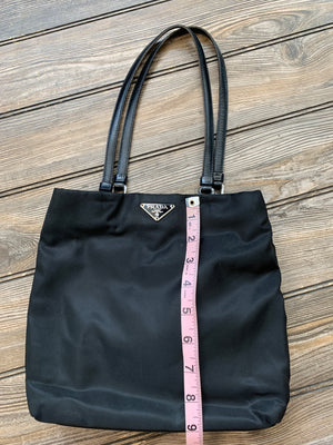 Prada Nylon Shoulder Bag Black Handbag