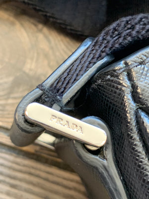 Prada Crossbody Leather Bag Messenger Men Women