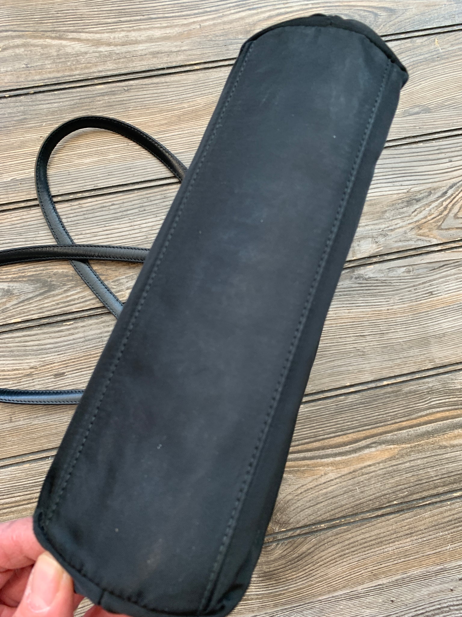 Prada Nylon Shoulder Bag Black Handbag