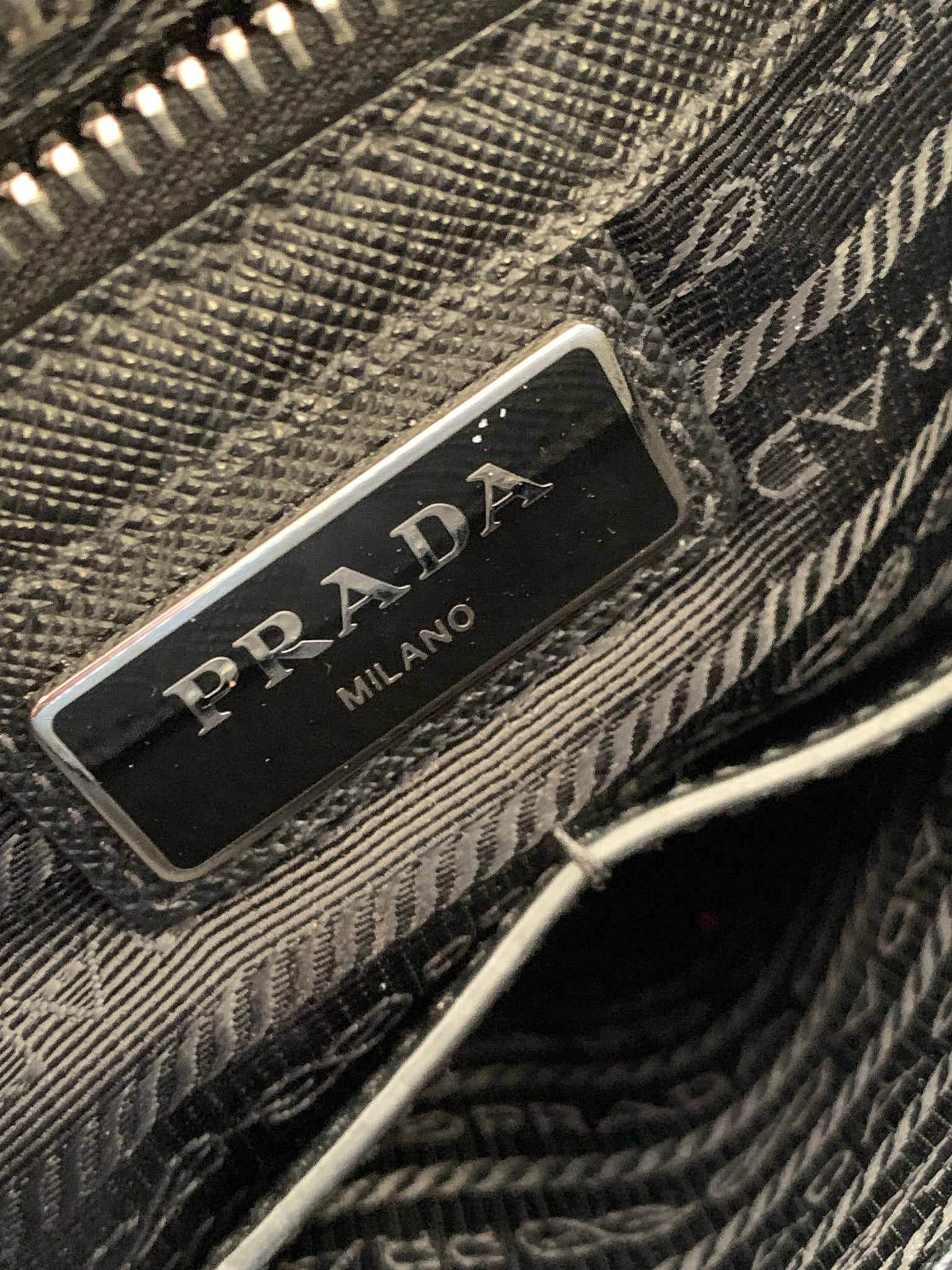 Prada Crossbody Leather Bag Messenger Men Women